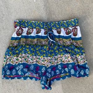 American Eagle Tassel Beach Shorts